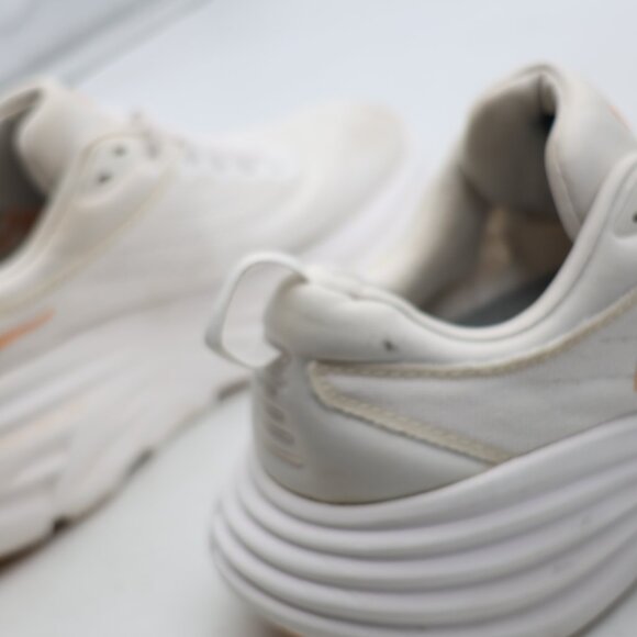 Hoka One One Bondi 8 Women's Size 8 B White Cantaloupe Athletic Running Sneakers - Picture 10 of 11